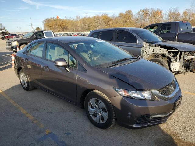 2HGFB2F56DH579968 - 2013 HONDA CIVIC LX BROWN photo 4