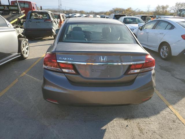 2HGFB2F56DH579968 - 2013 HONDA CIVIC LX BROWN photo 6