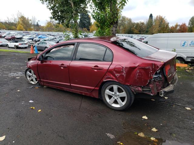 1HGFA16887L142522 - 2007 HONDA CIVIC EX RED photo 2