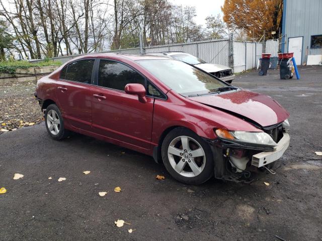 1HGFA16887L142522 - 2007 HONDA CIVIC EX RED photo 4