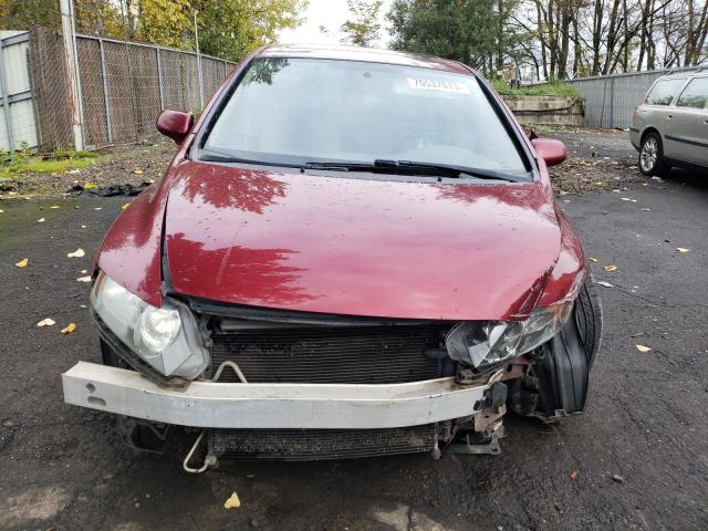 1HGFA16887L142522 - 2007 HONDA CIVIC EX RED photo 5