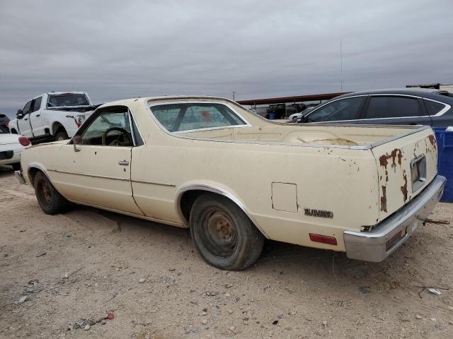 1GCCW80K6BR428438 - 1981 CHEVROLET EL CAMINO CREAM photo 2