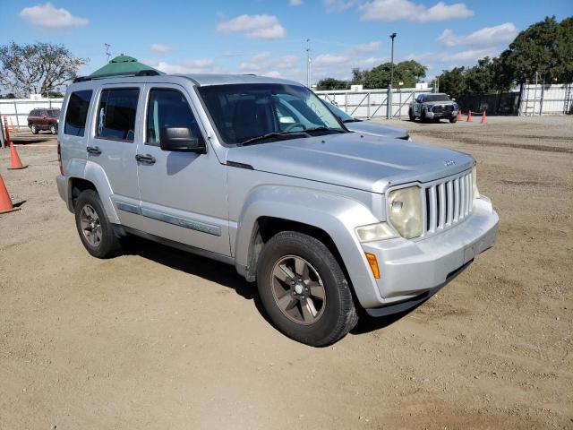 1J8GN28K58W289380 - 2008 JEEP LIBERTY SPORT SILVER photo 4