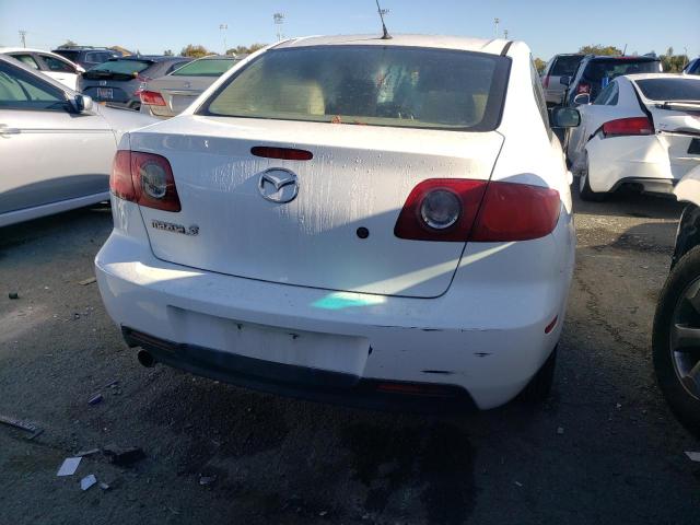 JM1BK12F641152116 - 2004 MAZDA 3 I WHITE photo 6