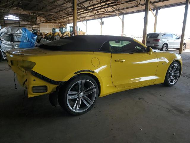 1G1FB3DS4H0202314 - 2017 CHEVROLET CAMARO LT YELLOW photo 3