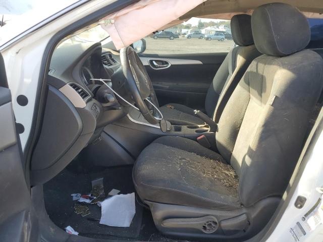 3N1AB7AP4FY289758 - 2015 NISSAN SENTRA S WHITE photo 7