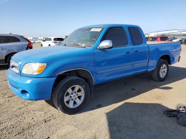 5TBRT34156S476147 - 2006 TOYOTA TUNDRA ACCESS CAB SR5 BLUE photo 1