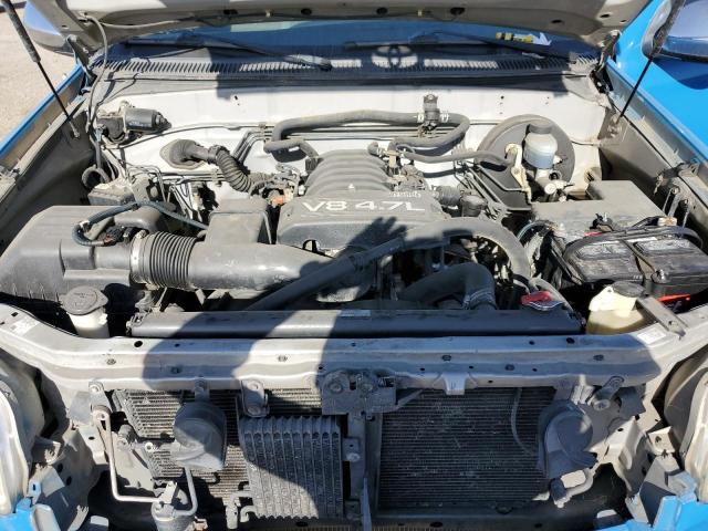 5TBRT34156S476147 - 2006 TOYOTA TUNDRA ACCESS CAB SR5 BLUE photo 11