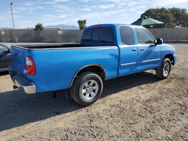 5TBRT34156S476147 - 2006 TOYOTA TUNDRA ACCESS CAB SR5 BLUE photo 3