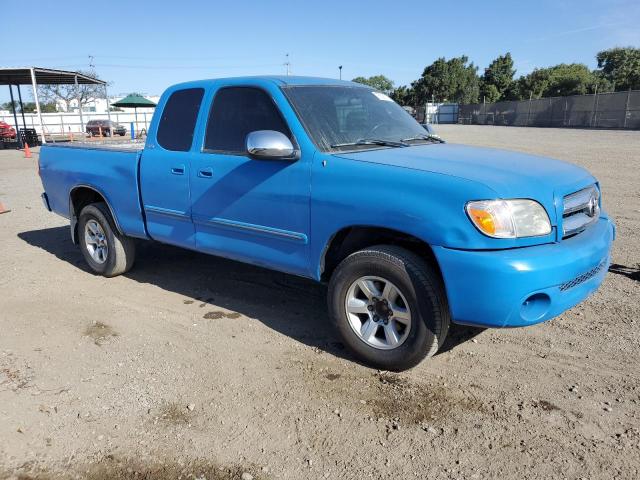 5TBRT34156S476147 - 2006 TOYOTA TUNDRA ACCESS CAB SR5 BLUE photo 4