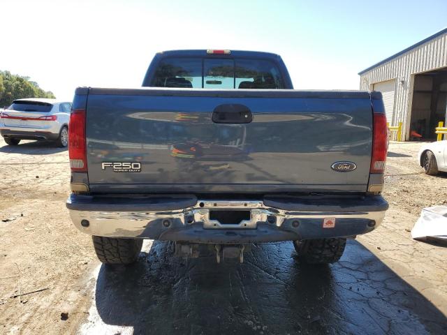 1FTNW21P14ED24112 - 2004 FORD F250 SUPER DUTY BLUE photo 6