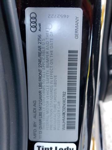 WAUHMAFC5EN082782 - 2014 AUDI A6 PRESTIGE შავი ფოტო 13