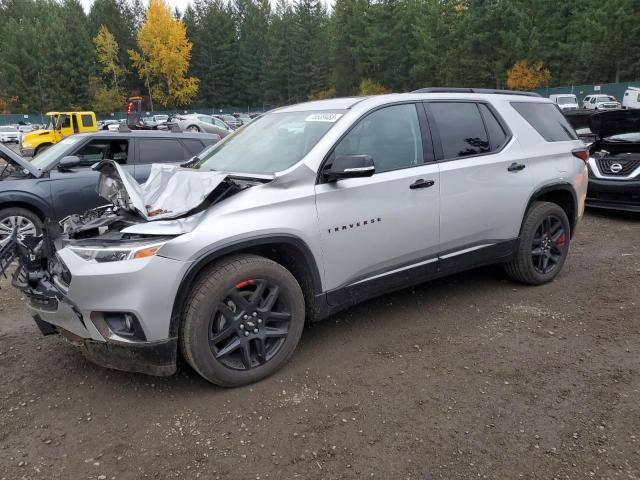 1GNEVKKW1KJ285428 - 2019 CHEVROLET TRAVERSE PREMIER SILVER photo 1