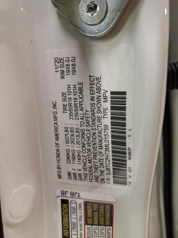 5J8TC2H73ML015759 - 2021 ACURA RDX ADVANCE Ağ foto 12