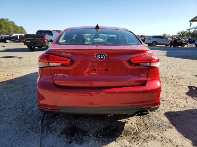 3KPFL4A75HE064557 - 2017 KIA FORTE LX MAROON photo 6