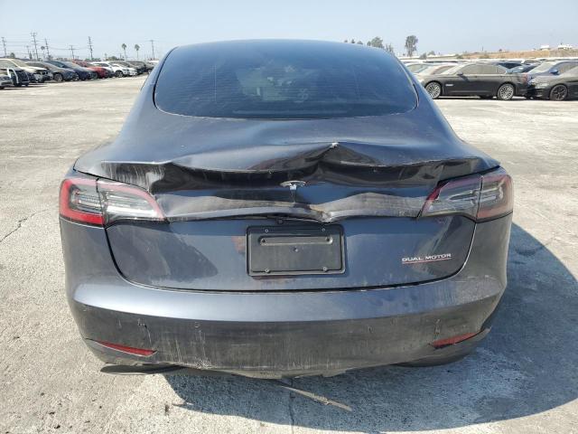 5YJ3E1EC3NF134890 - 2022 TESLA MODEL 3 GRAY photo 6