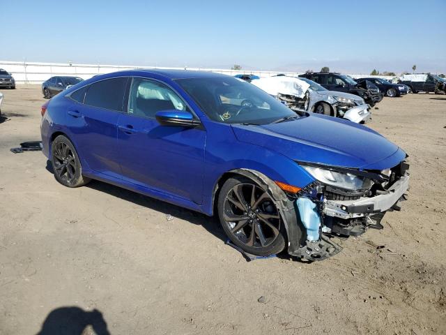 2HGFC2F83KH525127 - 2019 HONDA CIVIC SPORT 蓝色 照片 4