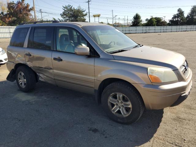 2HKYF18564H571721 - 2004 HONDA PILOT EXL BEIGE photo 4