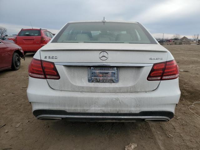 WDDHF8JB6EA999053 - 2014 MERCEDES-BENZ E 350 4MATIC WHITE photo 6