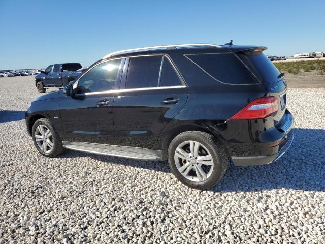 4JGDA5HB3CA066408 - 2012 MERCEDES-BENZ ML 350 4MATIC BLACK photo 2