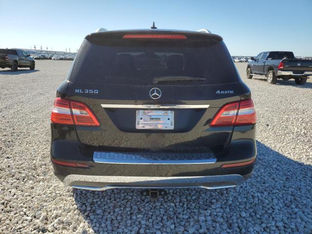 4JGDA5HB3CA066408 - 2012 MERCEDES-BENZ ML 350 4MATIC BLACK photo 6