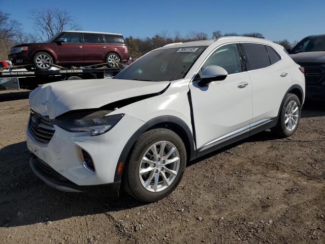 LRBAZLR42MD014223 - 2021 BUICK ENVISION PREFERRED WHITE photo 1