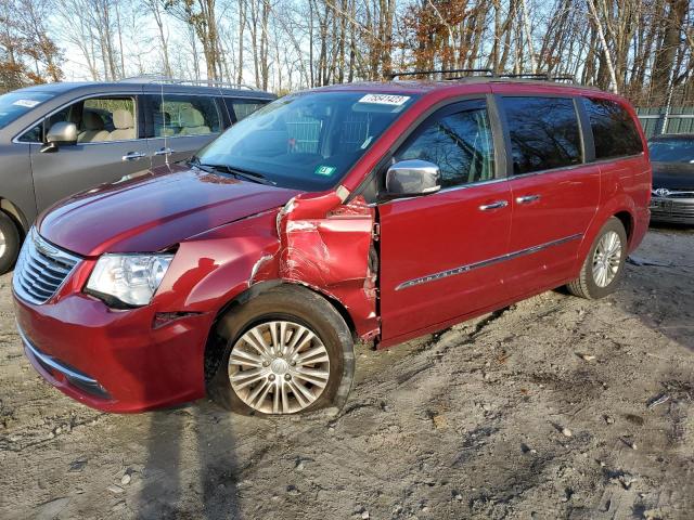 2C4RC1CG2FR662710 - 2015 CHRYSLER TOWN & COU TOURING L RED photo 1