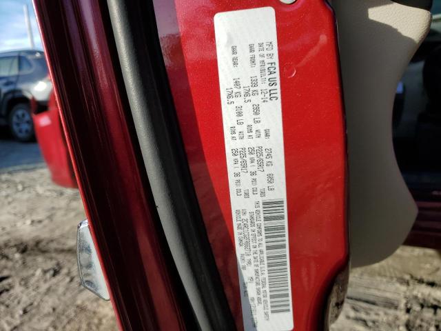 2C4RC1CG2FR662710 - 2015 CHRYSLER TOWN & COU TOURING L RED photo 13