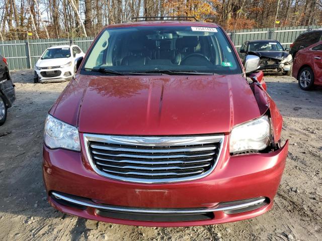 2C4RC1CG2FR662710 - 2015 CHRYSLER TOWN & COU TOURING L RED photo 5