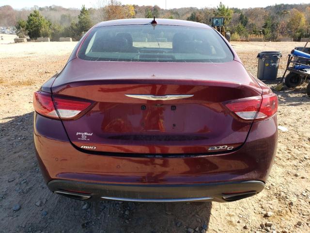 1C3CCCEGXFN514675 - 2015 CHRYSLER 200 C RED photo 6