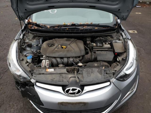 5NPDH4AEXFH631068 - 2015 HYUNDAI ELANTRA SE SILVER photo 11