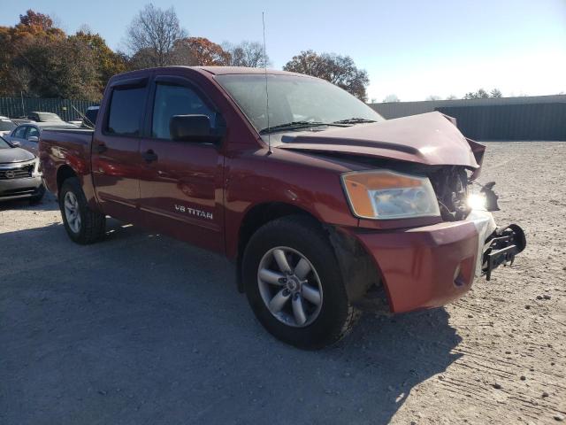 1N6BA07D18N328179 - 2008 NISSAN TITAN XE MAROON photo 4