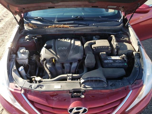 5NPEB4AC7DH707847 - 2013 HYUNDAI SONATA GLS RED photo 11