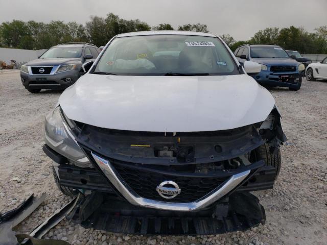 3N1AB7AP0KY355670 - 2019 NISSAN SENTRA S WHITE photo 5