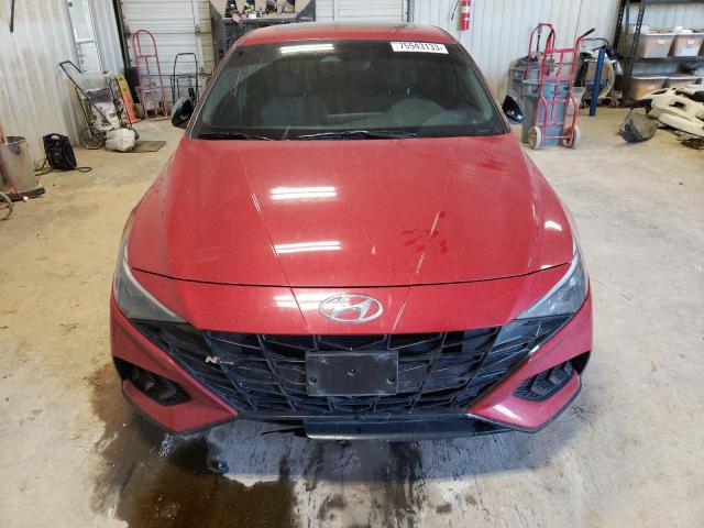 KMHLR4AF4PU422655 - 2023 HYUNDAI ELANTRA N LINE RED photo 5