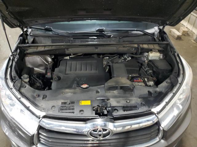 5TDDKRFH0GS284511 - 2016 TOYOTA HIGHLANDER LIMITED GRAY photo 12