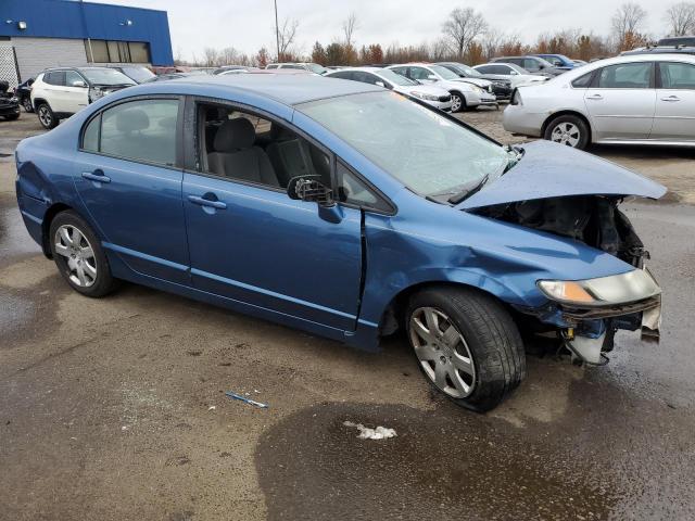 19XFA16599E039626 - 2009 HONDA CIVIC LX BLUE photo 4