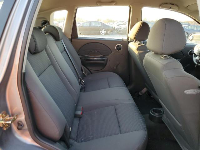 KL1TD66637B693412 - 2007 CHEVROLET AVEO BASE GRAY photo 10