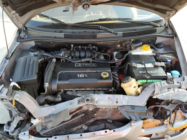 KL1TD66637B693412 - 2007 CHEVROLET AVEO BASE GRAY photo 11