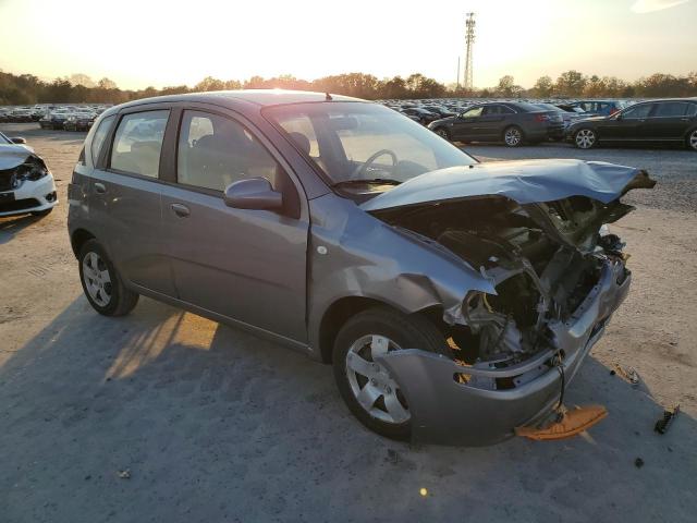 KL1TD66637B693412 - 2007 CHEVROLET AVEO BASE GRAY photo 4