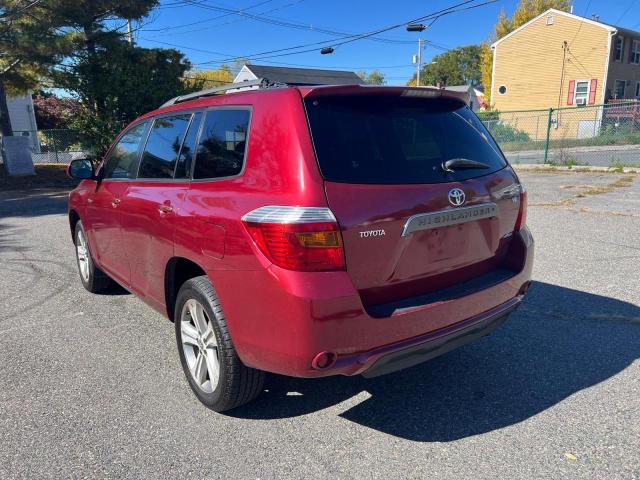 JTEES43A982051911 - 2008 TOYOTA HIGHLANDER SPORT BURGUNDY photo 3