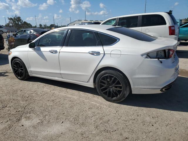 3FA6P0H93ER279353 - 2014 FORD FUSION SE WHITE photo 2