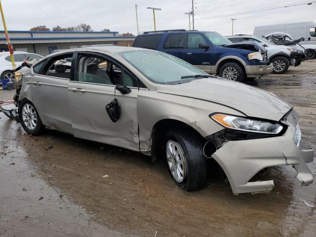 3FA6P0G71FR257496 - 2015 FORD FUSION S SILVER photo 4