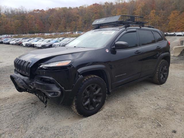 1C4PJMBS2FW785645 - 2015 JEEP CHEROKEE TRAILHAWK BLACK photo 1