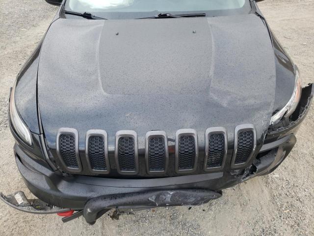 1C4PJMBS2FW785645 - 2015 JEEP CHEROKEE TRAILHAWK BLACK photo 12