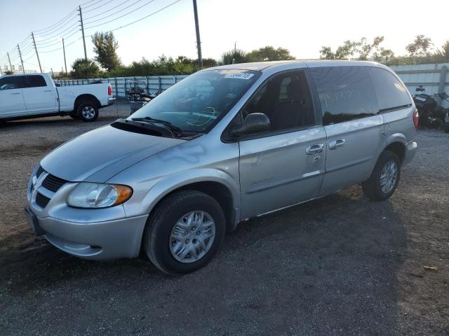 1B4GP45G51B112755 - 2001 DODGE CARAVAN SPORT SILVER photo 1