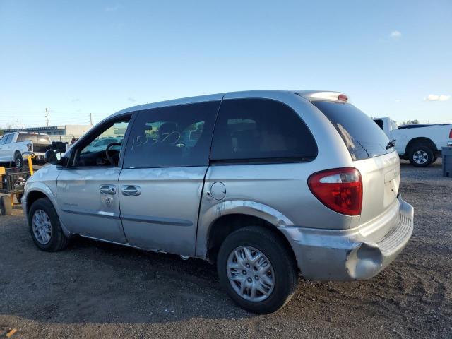 1B4GP45G51B112755 - 2001 DODGE CARAVAN SPORT SILVER photo 2