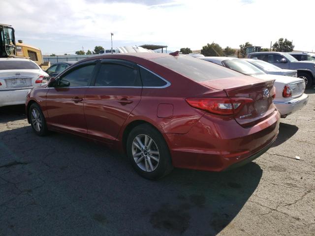 5NPE24AF5FH185913 - 2015 HYUNDAI SONATA SE RED photo 2