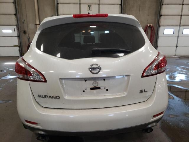 JN8AZ1MU8DW208860 - 2013 NISSAN MURANO S WHITE photo 6