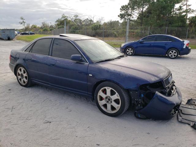 WAUDD68D3YA078503 - 2000 AUDI S4 2.7 QUATTRO BLUE photo 4